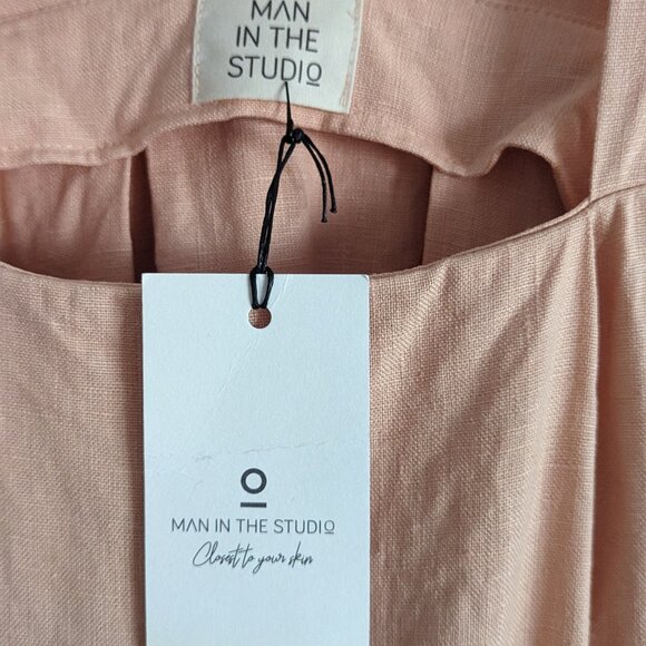 Man in the Studio Origami Linen Dress - Picture 5 of 8